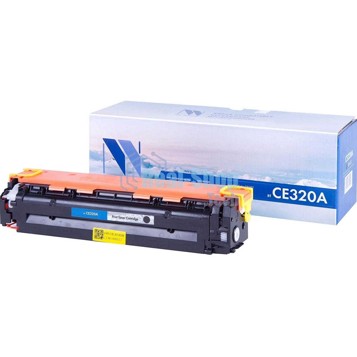Картридж лазерный NVPrint совместимый HP CE320A черный для LJ Color CP1525 (2000k)