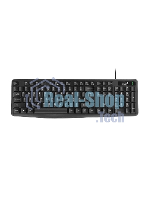 Клавиатура проводная Genius Smart KB-117, USB, черный