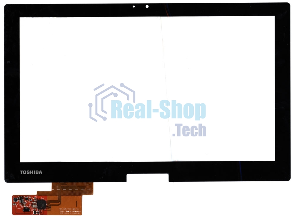 Сенсорное стекло (тачскрин) для Toshiba TCM11G04/TCM11G05 V0.1, черное