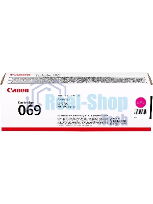 Картридж лазерный Canon 069M (5092C002) пурпурный (1900 стр.) для Canon MF752Cdw/754Cdw, LBP673Cdw