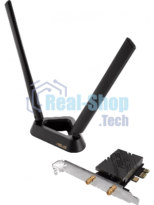 Сетевой адаптер Wi-Fi + Bluetooth Asus PCE-BE92BT BE9400 PCI Express (ант.внеш.несъем.) 2ант.