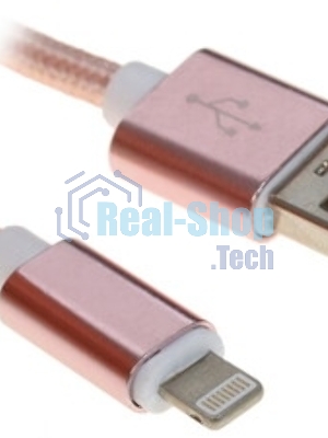 Кабель Redline Candy УТ000021991 Lightning (m) USB A(m) 1м розовый