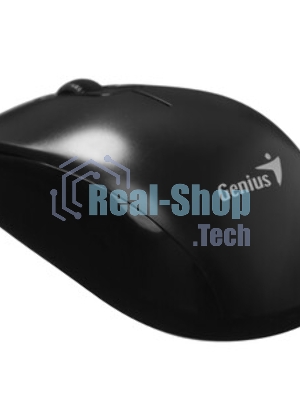 Мышь проводная Genius DX-110 черный, 1000 dpi, USB, кнопки - 3