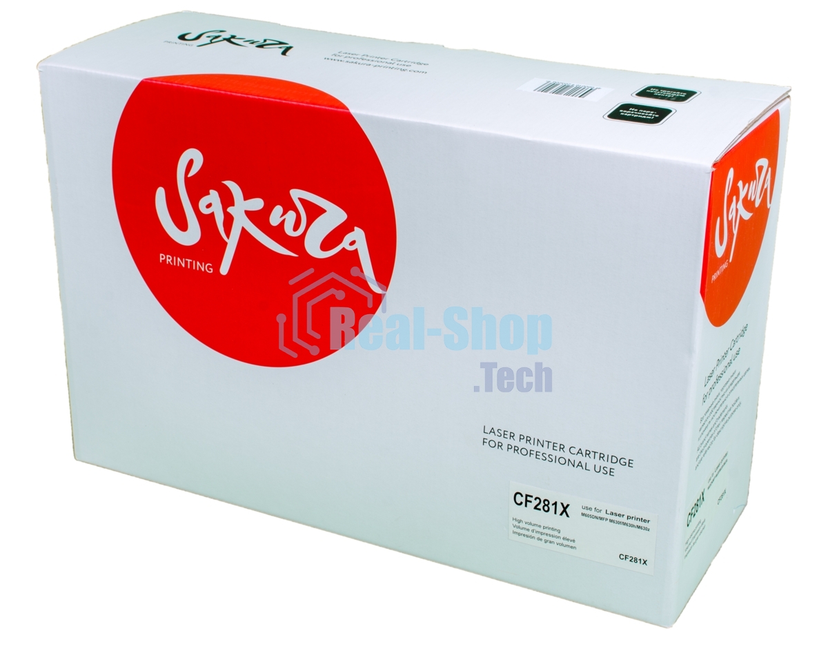 Картридж лазерный Sakura CF281X для HP Laserjet M630Z/630dn/630f/630h, черный 25000 к.