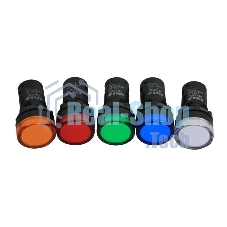 Лампа AD22DS(LED) матрица 22мм 230В зел. КЭАЗ 238693