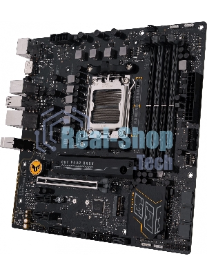 Материнская плата ASUS TUF GAMING B650M-E, AM5, AMD B650, 4xDDR5, 4xSATA, 2xM.2, 1xPCIe 4.0 x16, 2xPCIe x1, 2xDP, 1xHDMI, 1x 2.5Gb LAN, 1xUSB-A 3.2 Gen 2, 2xUSB-A 3.2 Gen 1, 4xUSB 2.0, 1xUSB-C 3.2 Gen 2, 3x3.5 мм, 7.1, mATX