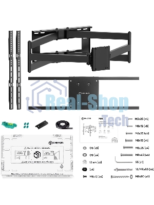 Кронштейн ONKRON M8L черный