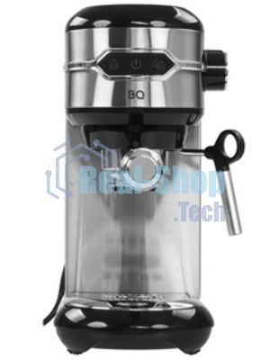Кофеварка рожковая BQ CM3001 сталь-черный, исп. кофе - молотый, 1 л, 1450 Вт, 15 бар
