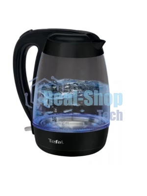 Электрочайник Tefal KO 450832 черный, 1.7 л, 2400 Вт, скрытый нагревательный элемент