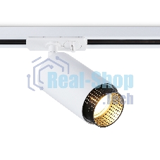 Трековый однофазный светильник Ambrella light GL5161 WH/BK белый/черный GU10 max 12W D60*190