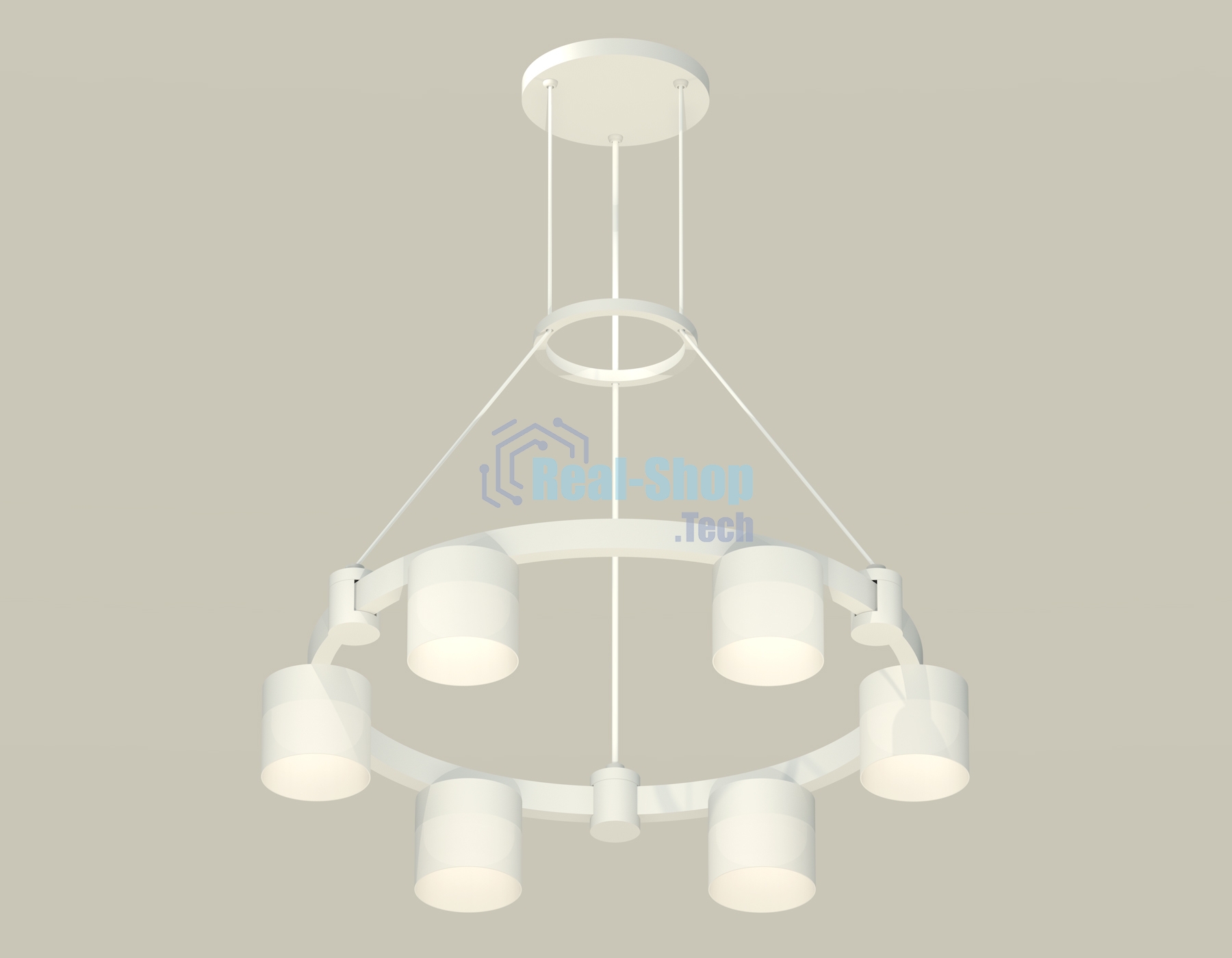 Светильник Ambrella light XR92031204/6 SWH/FR белый песок/белый матовый GX53 (A9203, C9231, N8402)