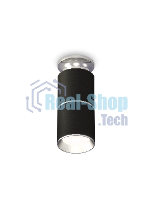 Светильник Ambrella Light XS6302220 SBK/PSL черный песок/серебро полированное MR16 GU5.3 (N6903, C6302, A2060, N6104)