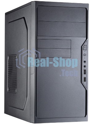 Компьютерный корпус с блоком питания 450Вт. Case Foxline FL-733, mATX, 2x5.25EXT, 2x3.5EXT, 5x3.5INT, 2xUSB 2.0, HDA, w/o FAN, w/450W ATX PSU, w/1.2m EU pwr cord