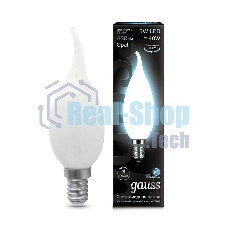 Лампа светодиодная Filament Свеча на ветру E14 5Вт 4100К OPAL GAUSS 104201205
