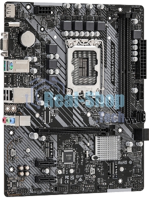Материнская плата ASRock H610M-H2/M.2 D5, LGA 1700, Intel H610, 2xDDR5, 4xSATA, 1xM.2, 1xPCIe 4.0 x16, 1xPCIe x1, 2xHDMI, 1x 1Gb LAN, 4xUSB-A 2.0, 2xUSB-A 3.2 Gen 1, 3x3.5 мм, 7.1, mATX