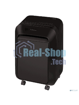Шредер Fellowes PowerShred LX210 черный (секр.P-4) перекрестный 16лист. 23лтр. скрепки скобы пл.карты