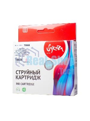 Картридж струйный Sakura C13T08064011 (T0806) для Epson, светло-пурпурный, 7,4 мл.