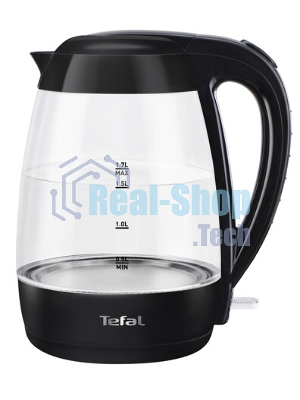 Электрочайник Tefal KO 450832 черный, 1.7 л, 2400 Вт, скрытый нагревательный элемент