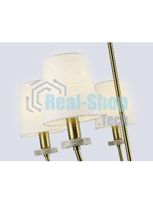 Люстра Ambrella light LH75351/5 SB/WH бронза/белый E14*5 max 40W D630*780