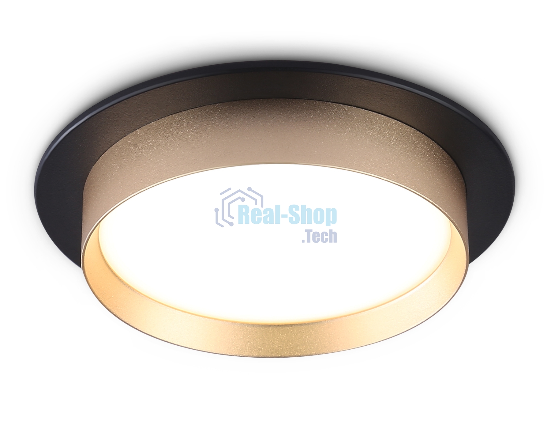 Светильник Ambrella light TN5228 BK/GD черный/золото GX53 max 12W D110*35