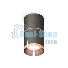 Светильник Ambrella Light XS7403101 DCH/PPG черный хром/золото розовое полированное MR16 GU5.3 (C7403, A2073, C7403, N7035)