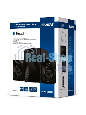 Акустическая система SVEN AC  MS-2250, черный (80Вт, FM-тюнер, USB/SD, дисплей, ПДУ, Bluetooth)