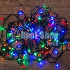 Гирлянда светодиодная Neon-night универсальная 120 LED МУЛЬТИКОЛОР 12 метров с контроллером