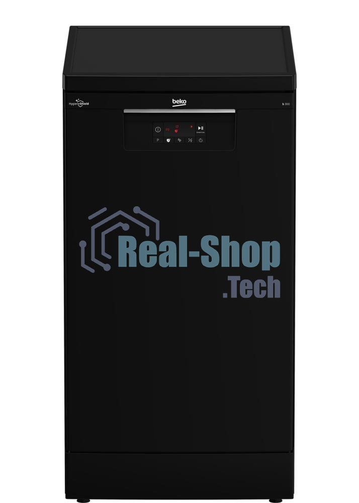 Посудомоечная машина Beko BDFS15020B, черная, 44.8 см, 10 компл., 49 дБ, класс A