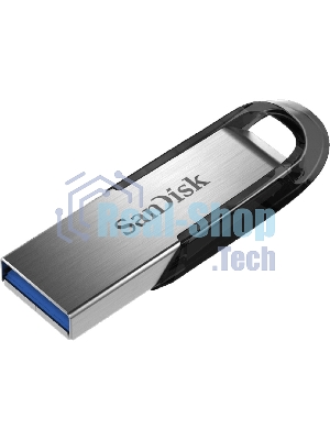 Флешка USB Sandisk CZ73 Cruzer Ultra Flair (SDCZ73-128G-G46), 128Gb, USB 3.0, R/W 150/45, серебристый/черный