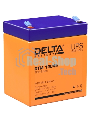 Батарея для ИБП Delta DTM 12045 (12V, 4.5Ah)