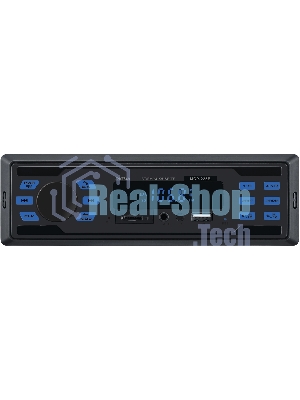 Автомагнитола Digma MCP-225B, 1 DIN, Bluetooth, USB Type-A, AUX