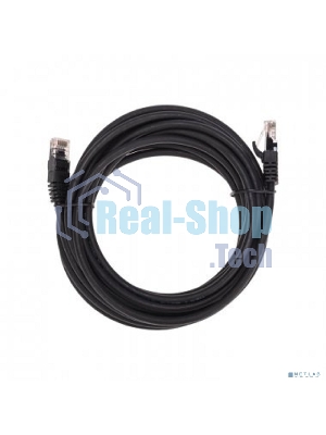Патч-корд U/UTP Rexant cat.6, RJ45-RJ45, неэкранированный, 26AWG, LSZH, черный, 5 м