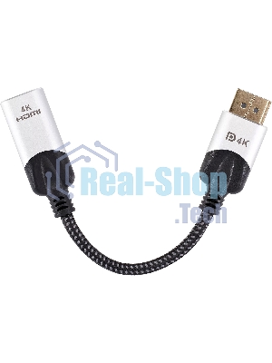 Кабель VCOM DisplayPort TO HDMI 4K 0.15 M CG621M-0.15