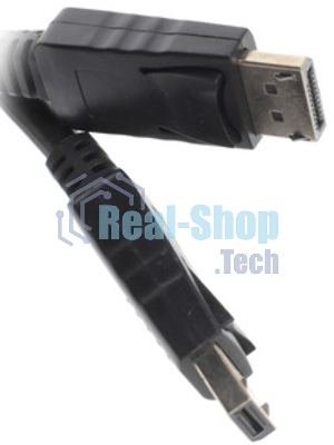 Кабель miniDP<->DP Cablexpert CCP-mDP2-6, 20M/20M, v.1.2, 4K, 1.8м, черный, позол.разъемы, пакет