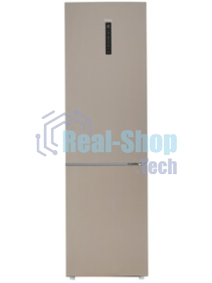 Холодильник Haier C2F637CGGU1 золотистый, двухкамерный, 278/108л, морозилка снизу, No Frost