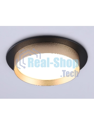 Светильник Ambrella light TN5228 BK/GD черный/золото GX53 max 12W D110*35