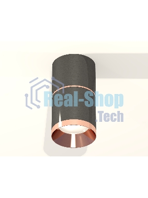 Светильник Ambrella Light XS7403101 DCH/PPG черный хром/золото розовое полированное MR16 GU5.3 (C7403, A2073, C7403, N7035)