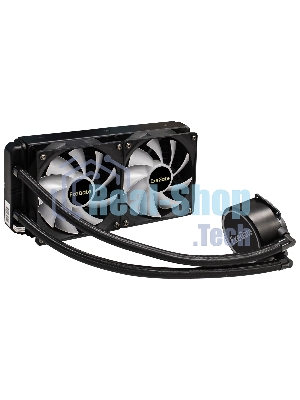 Система жидкостного охлаждения ExeGate BlackWater-240V2.PWM.RGb черный, 120 мм, алюминий, 2000 об/мин, 22 дБ, 4 pin, 220 Вт