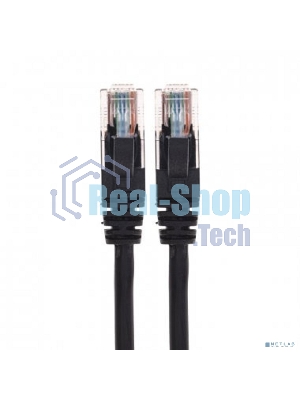 Патч-корд U/UTP Rexant cat.6, RJ45-RJ45, неэкранированный, 26AWG, LSZH, черный, 5 м