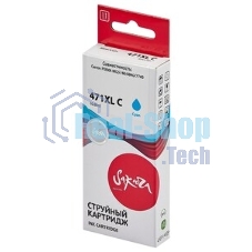 Картридж струйный Sakura 0347C001 (471XL C) для Canon, голубой, 10,8 мл., 680 к.