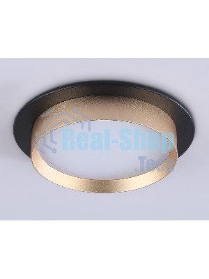 Светильник Ambrella light TN5228 BK/GD черный/золото GX53 max 12W D110*35