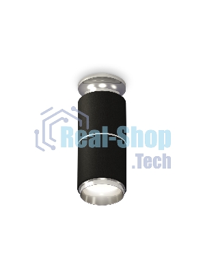 Светильник Ambrella Light XS6302221 SBK/PSL черный песок/серебро полированное MR16 GU5.3 (N6903, C6302, A2060, N6122)