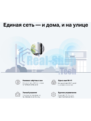 Модуль Mesh Wi-Fi 6 TP-Link Deco X50-Outdoor(1-pack) AX3000 для улицы и помещений