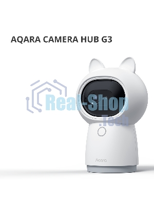 Камера AQARA Camera Hub G3/Камера+ управления/Управление жестами/Камера 360/2K 2304х1296p/Протокол связи:Zigbee/WiFi/Питание:USB-C/белый CH-H03