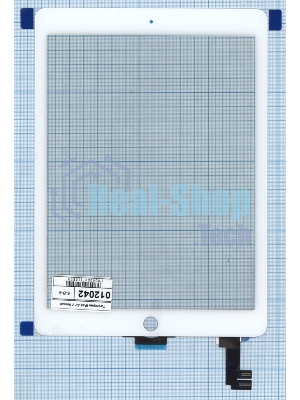 Сенсорное стекло (тачскрин) для iPad Air 2 (A1566, A1567) белое OEM
