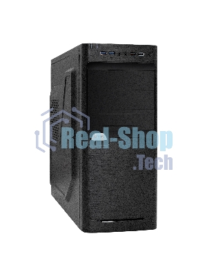 Компьютерный корпус Miditower ExeGate XP-330U-UNS350 (ATX, БП UNS350 с вент. 12см, 2*USB/2*USB 3.0, аудио, черный)