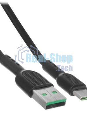 Кабель USB 2.0 HOCO X33, AM/Type-C, черный, 1м, 5А