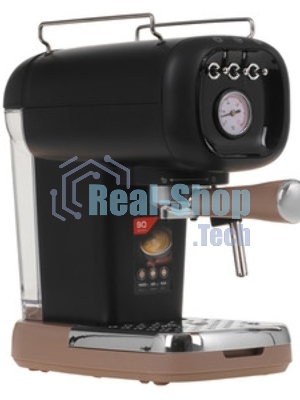 Кофеварка эспрессо BQ CM2004 черный, исп. кофе - молотый, 0.6 л, 1100 Вт, 20 бар