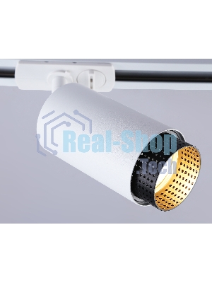 Трековый однофазный светильник Ambrella light GL5161 WH/BK белый/черный GU10 max 12W D60*190
