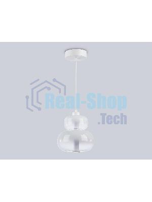 Подвесной светодиодный светильник Ambrella light LH11051 WH/FR белый/белый матовый 12W 3000K D230*265